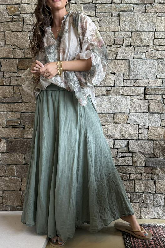 Songbird Bandeau Skirt Dress Khaki - /20=